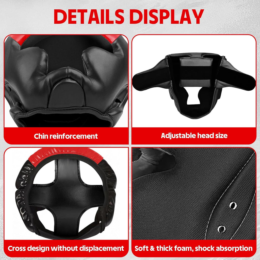 2 Pack & 1 Pack Boxing Headgear - Sparring Safety Head Guard for MMA, Kickboxing, Muay Thai, Boxing - Men, Women, Kids