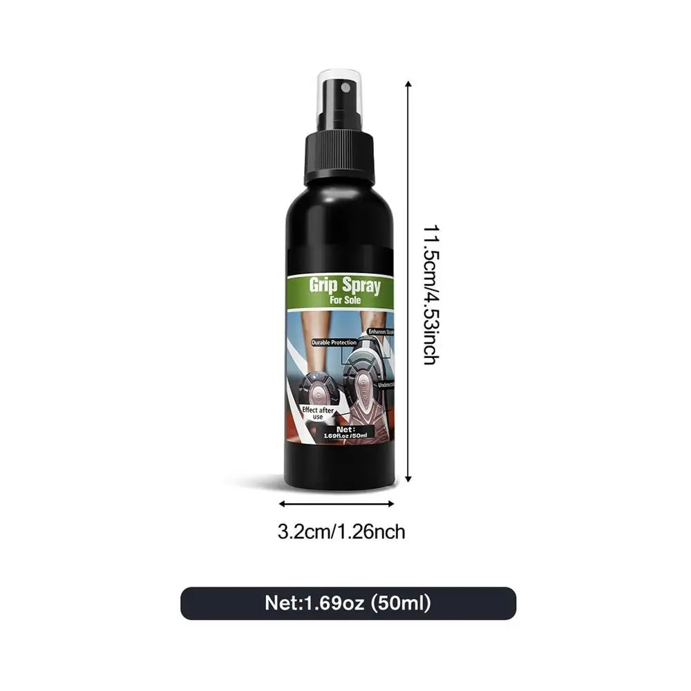 50Ml Grip Spray Non-Slip Grip Spritz Weatherproof Adhesive Protection Long Lasting Traction Spray for Shoes Gloves Football
