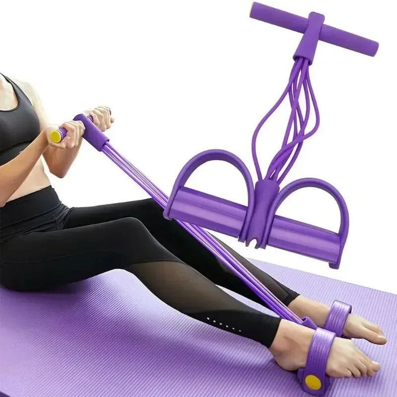 Pedal Puller Band Elastic Pull Rope Flexipull Weerstandstrainer Resistance Bands for Abdomen Waist Arm Fitness Resistance Bands