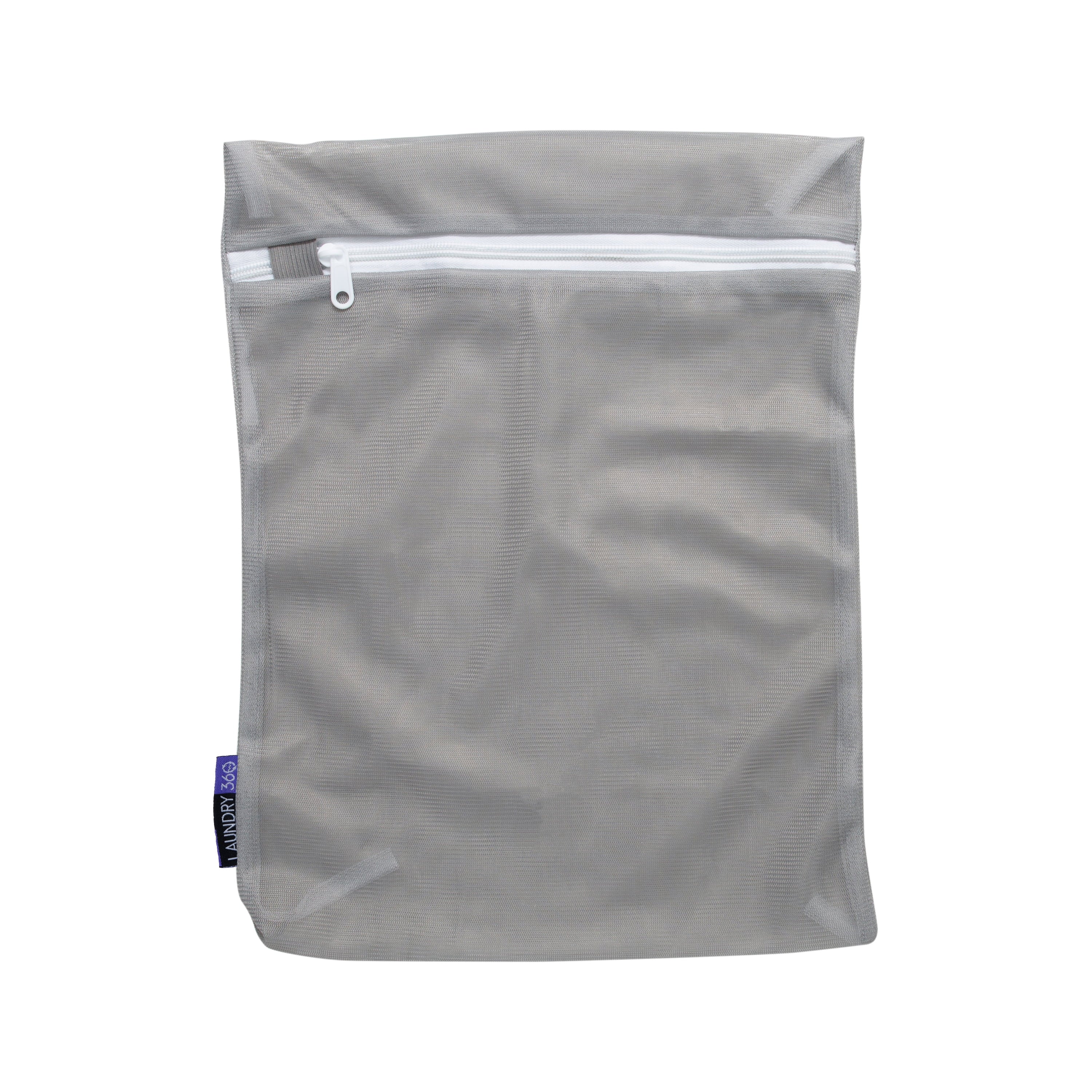 4 Pack Active Wear Wash Bag Set, 16" X 19" and 12" X 15", White, Grey