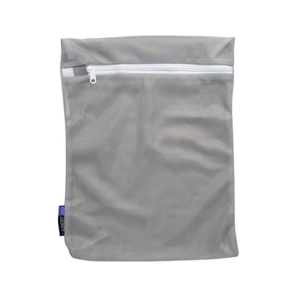 4 Pack Active Wear Wash Bag Set, 16" X 19" and 12" X 15", White, Grey