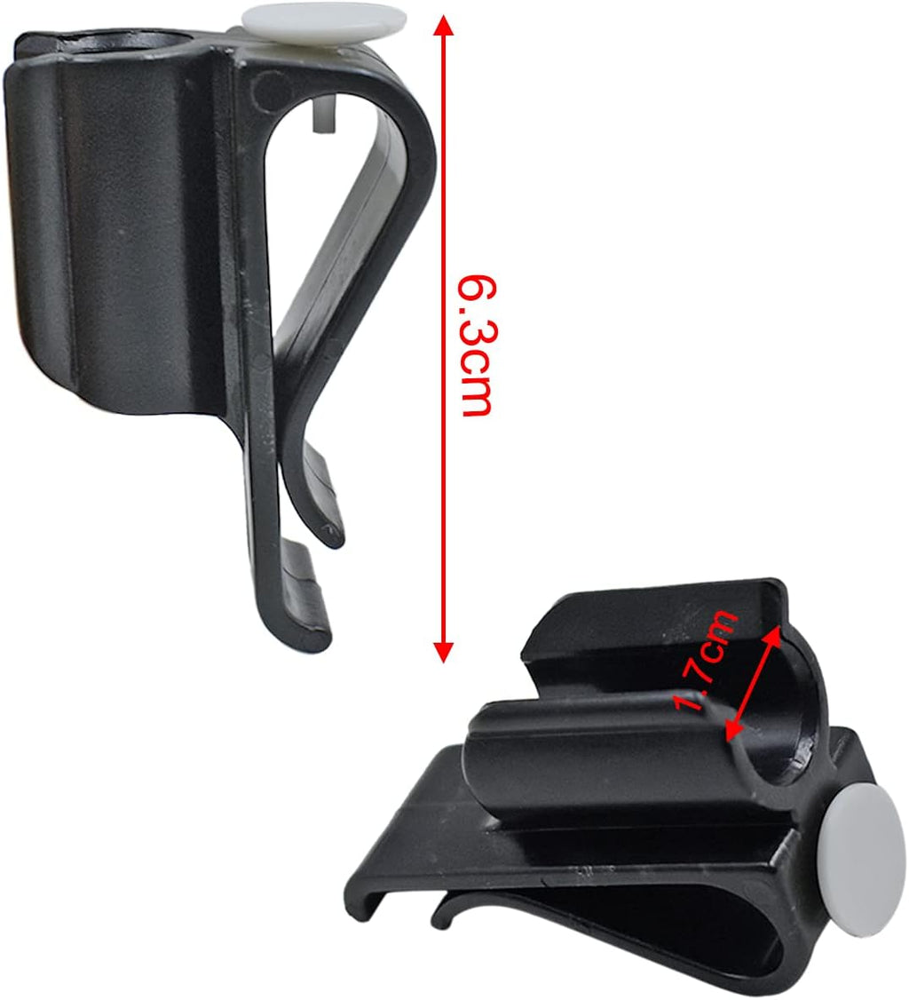 10 Pack Golf Club Bag Clips on Putter Clamp Holder Organizer Value Durable Plastic Black Putting Clip Golf Accessories for Men Women Golfer