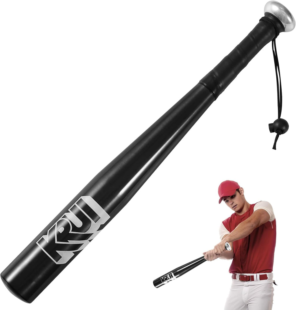 18 Inch Aluminum Baseball Bat for Self Defense, Tire Checker and Fish | Compact Metal Bat, Lightweight Design, Portable Size, Home Storage, Car Storage, Backpack Friendly