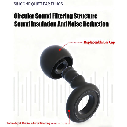 Loop Ear Plugs Sleeping Noise Canceling Ear Plugs Waterproof Swimming Silicone Ear Breed Stuffer Children&