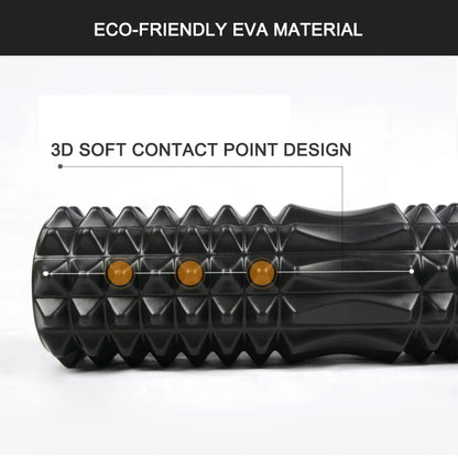 45Cm Yoga Foam Roller Muscle Massage Three-Dimensional Dot Yoga Foam Roller Sport Body Muscle Massage Relaxer Exercise Equipment
