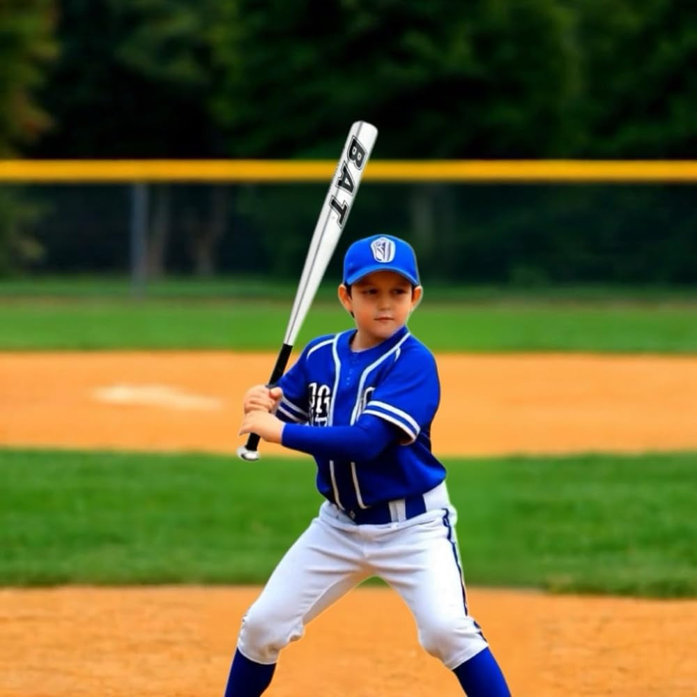 25'' Alloy Steel Baseball Bat Lightweight Youth & Adult Bat for Baseball | Sports Equipment for Training, Batting Practice & Casual Games, Aluminum Alloy Metal Bat for Sports & Outdoor Play