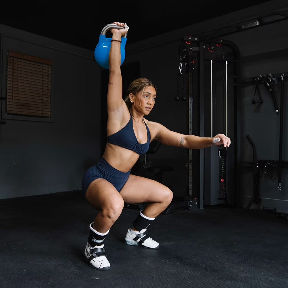 20 KG Competition Kettlebell, Color-Coded Blue, 35Mm Handle