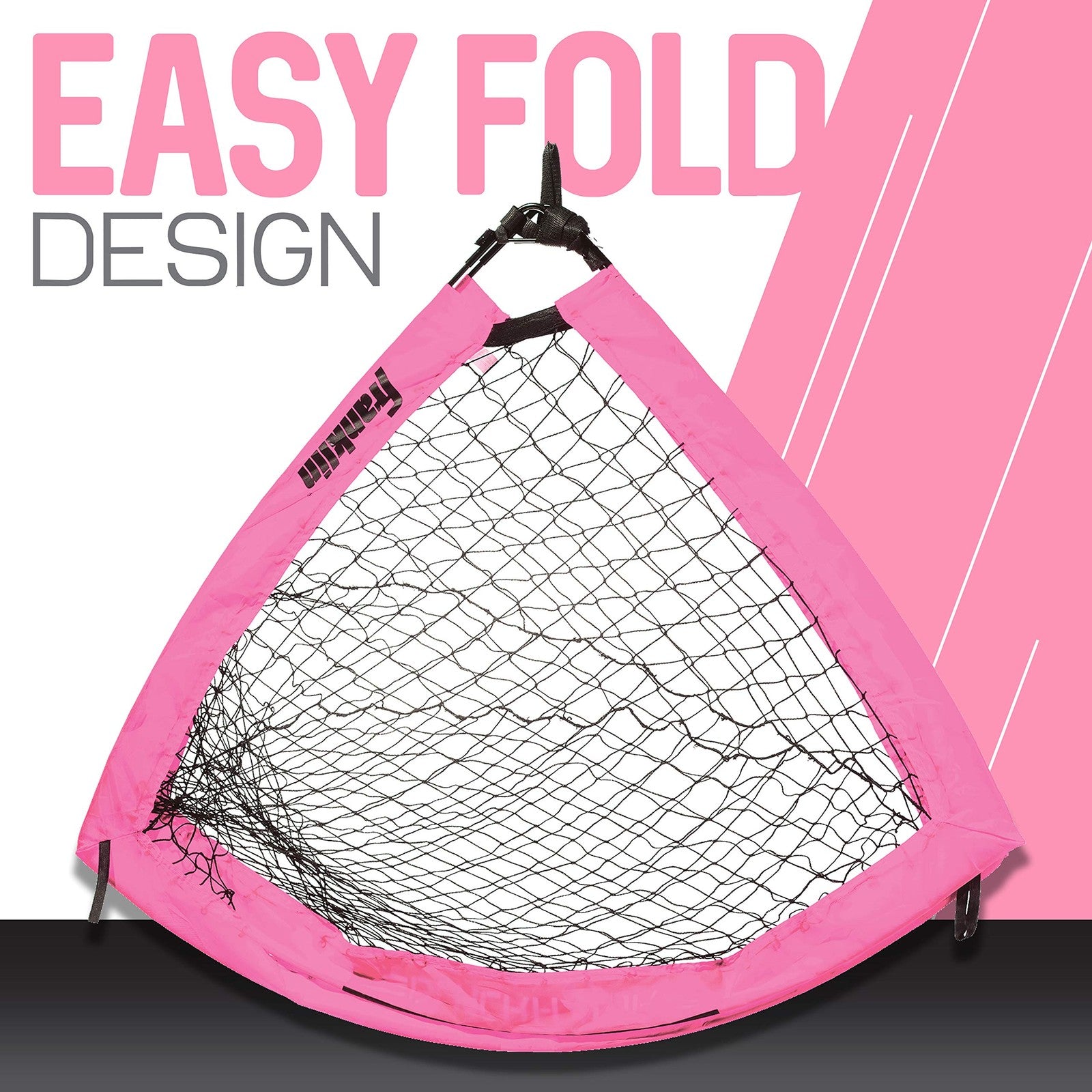 Franklin Sports 4X3 Pop up Backyard Soccer Goal Portable Mini Goal with Stakes