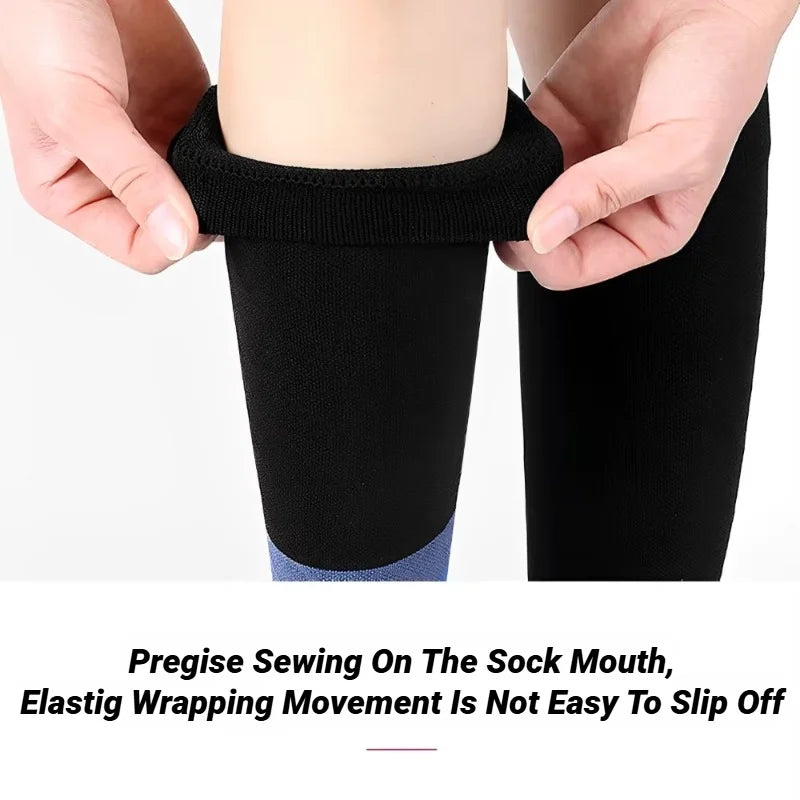 1Pair Calf Compression Sleeves Running Leg Sleeve 20-30Mmhg Socks for Shin Splint Men Women Varicose Vein Fatigue Relief