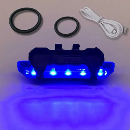 USB Rechargeable City Mountain Bike Bicycle Light Waterproof Colorful Bike Light Flashing Safety Lights Bicycle Lights