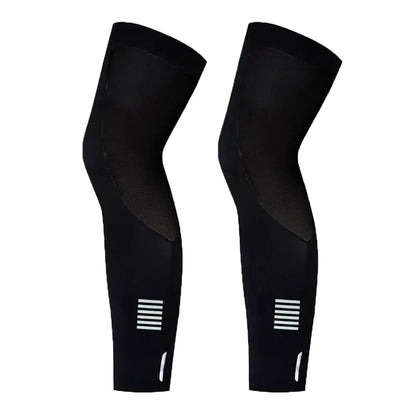 Cycling Leg Warmers Unisex Calf Compression Sleeves Outdoor Sports Running Basketball Football Leg Sleeves UV Protecti