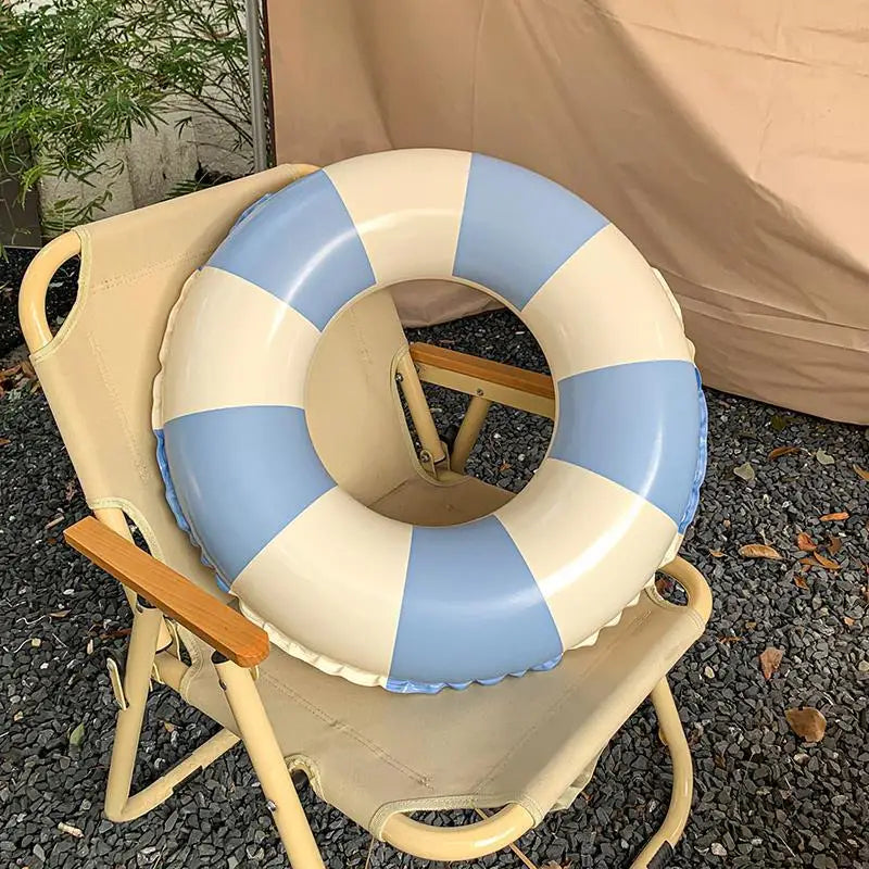 Donut Swimming Ring Inflatable Pool Float for Adult Swimming Circle Swim Tube Water Sports Swim Accessory Swim Float