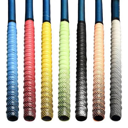 1.8M Anti-Slip Fishing Rod Sweatband Colorful Badminton Racket Grip Tape Bicycle Handle Anti-Slip Band Fishing Accessories