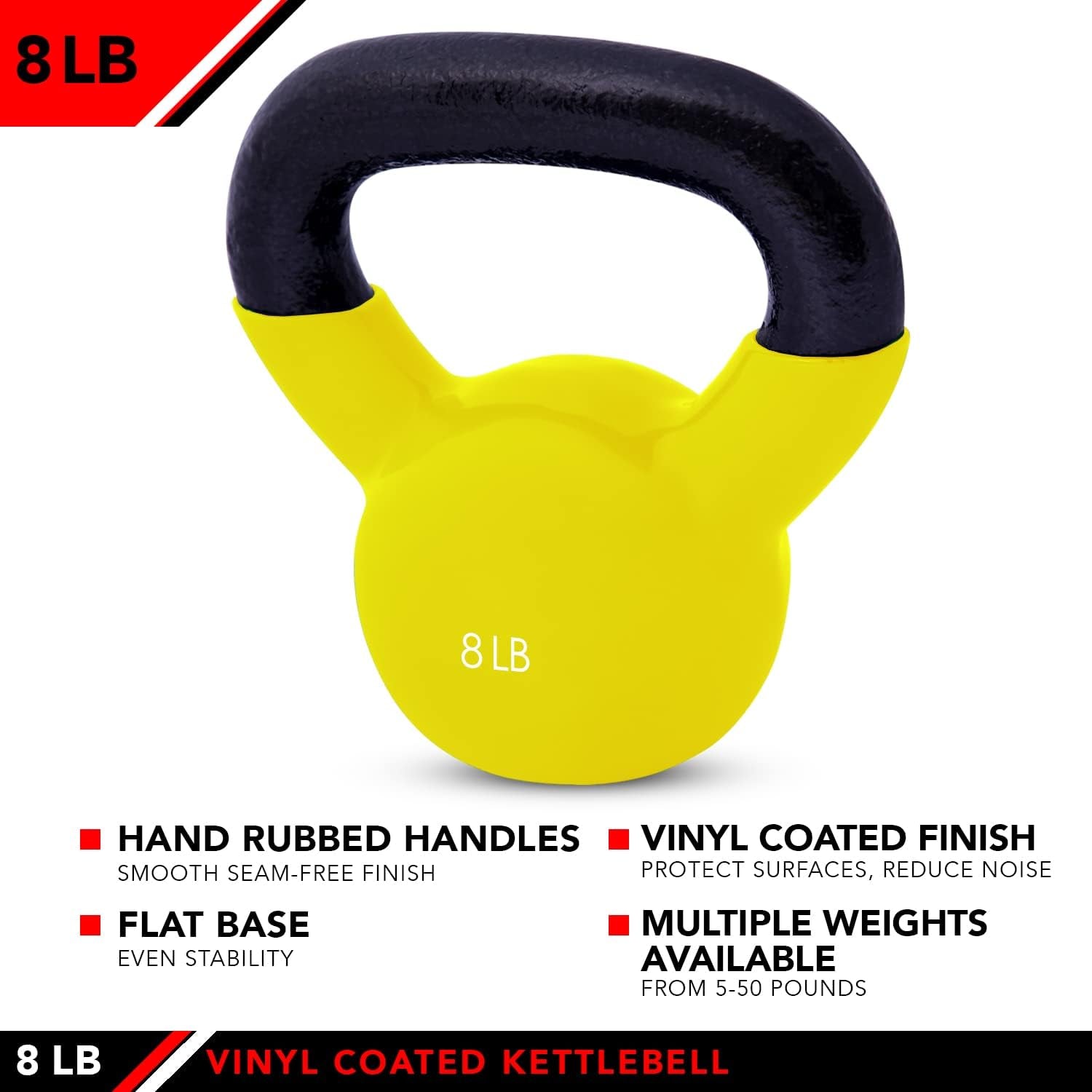 Kettlebell Weights Vinyl Coated Iron