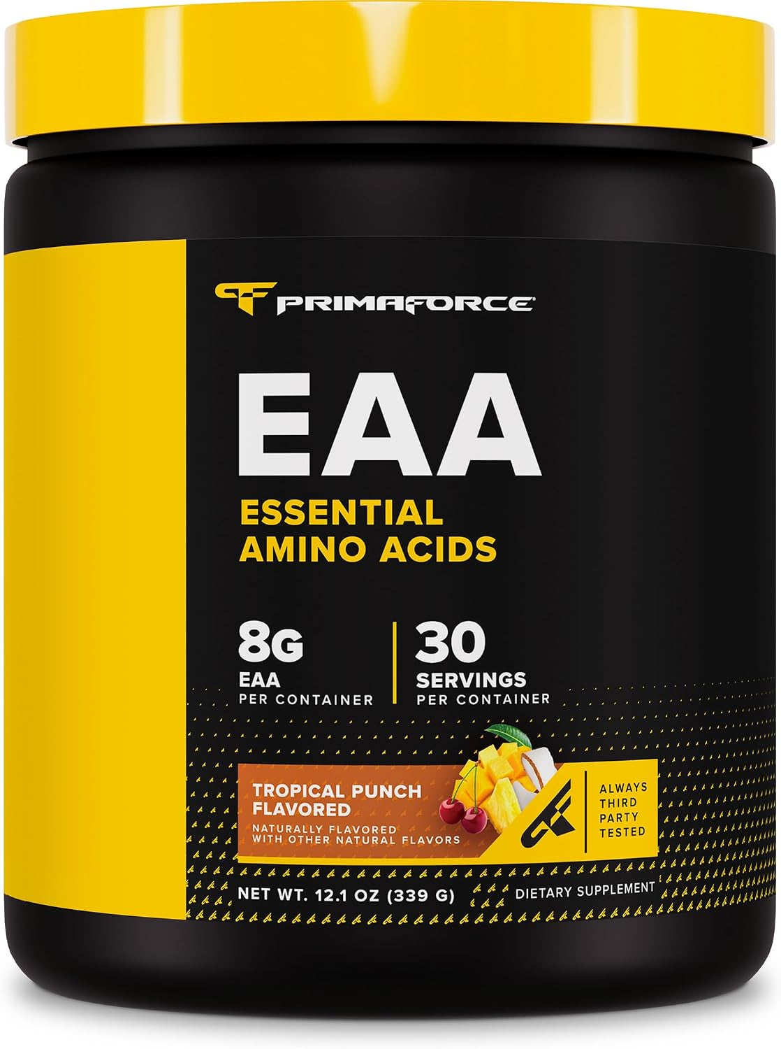 EAA Powder (Tropical Punch) 30 Servings, Gluten Free | Essential Amino Acids for Pre/Intra Workout and Recovery, Gmo-Free
