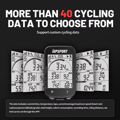 GPS Bike Computer  BSC100S Cycle Wireless Speedometer Bicycle Digital Stopwatch Cycling Odometer Cycling Computer