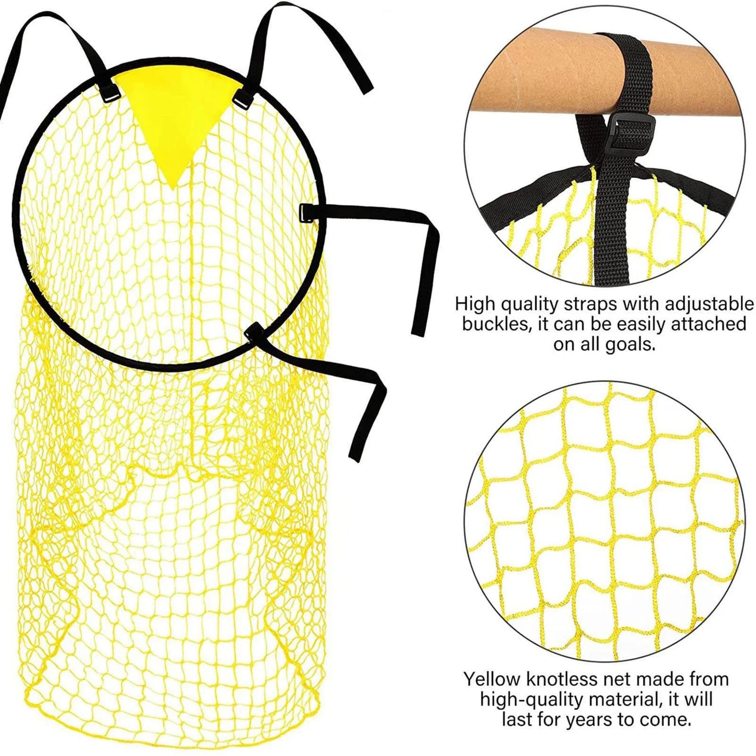 Soccer Top Bins Net,Football Goal Net,Easy Attach,Adjustable,For Kid,Training,Improve Shoot Accuracy,Foldable,Visible Score,No Shifting