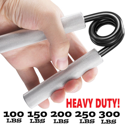 Metal Heavy Strength Exercise Gripper Hand Grippers Grip Forearm Wrist Grips Lbs