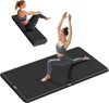 Foldable Yoga Mat (10MM) 75‘’X40‘“ Quick Fold，Easy Storage | TPE Non-Slip Design, Ea Extra Long/Wide for Indoor Yoga, Pilates and Outdoor Travel Workouts