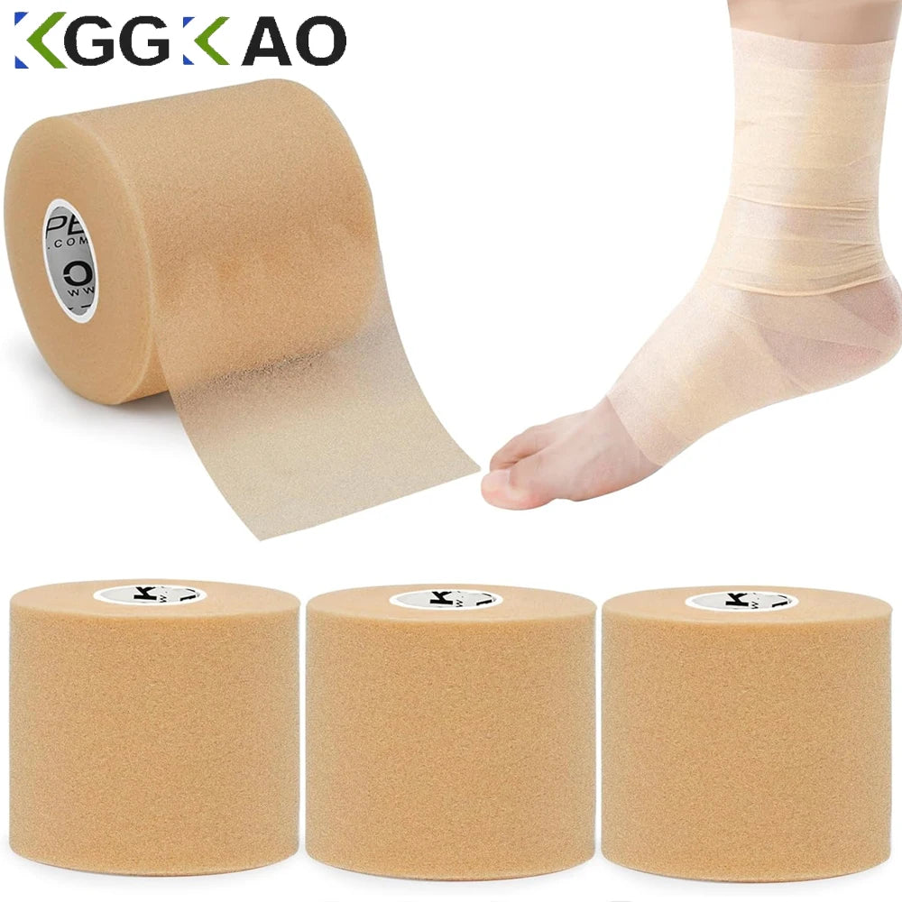 1 Roll Athletic Tape Foam Underwrap Tape Sports Foam Underwrap Bandage Athletic Foam Tape for Wrists Elbows Knees Ankles