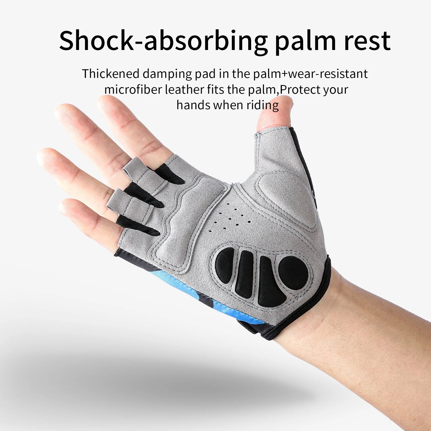 Half Finger Cycling Gloves Summer Bicycle Gloves Shock-Absorption Breathable Mountain Bike MTB Gloves Cycling Accessories