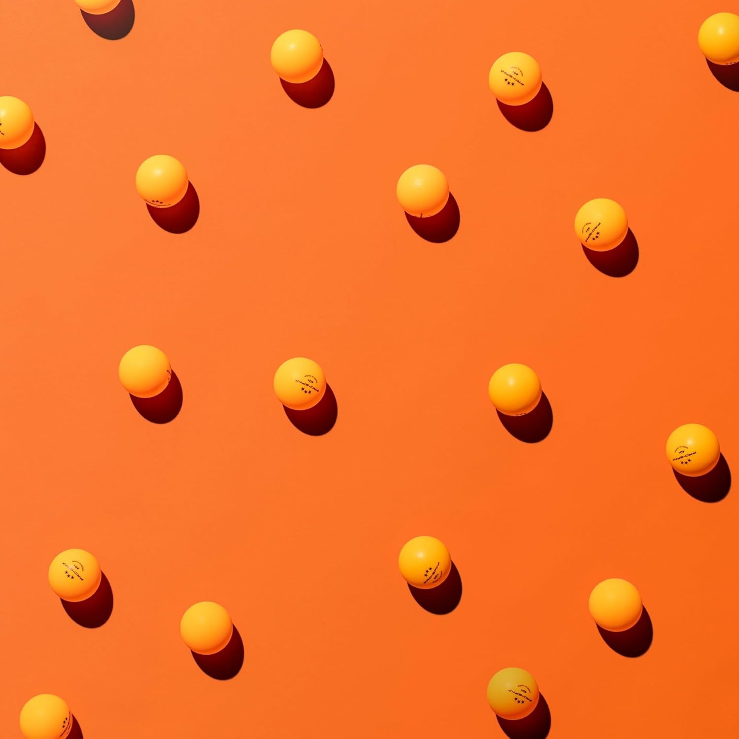 Ping Pong Balls - 3-Star Premium Orange Table Tennis Balls | High-Performance 40+ ABS Professional Quality | Ultimate Durability for Indoor & Outdoor Ping Pong Tables