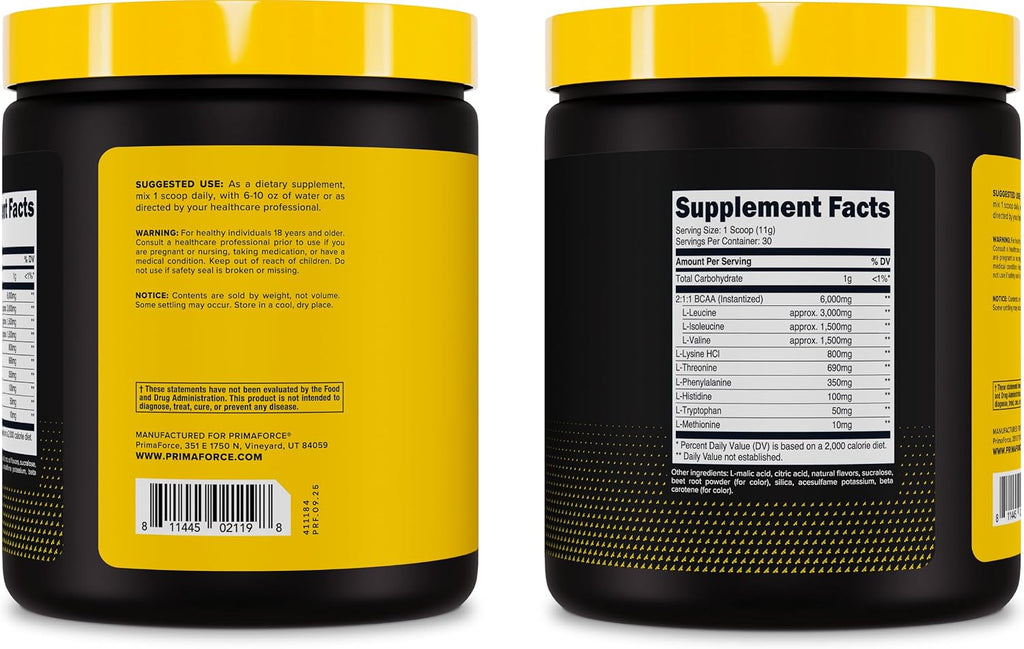 EAA Powder (Tropical Punch) 30 Servings, Gluten Free | Essential Amino Acids for Pre/Intra Workout and Recovery, Gmo-Free