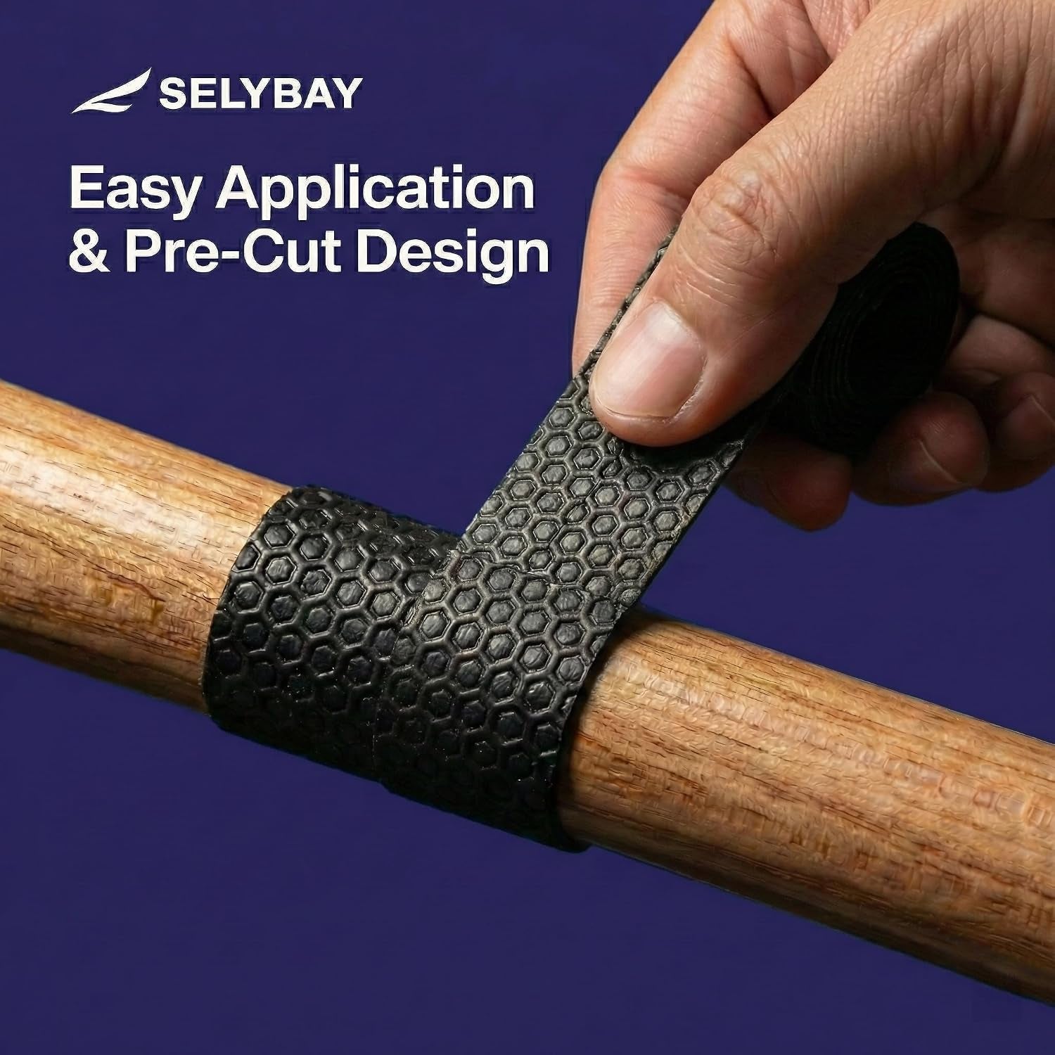 Baseball Bat Grip Tape 1.1Mm - Softball Bat Wrap, Stick Grip Tape Black | Bat Grips Fit All Bats, Baseball Grip Tape, Bat Tape Grip Cushion, Reduces Hand Sting