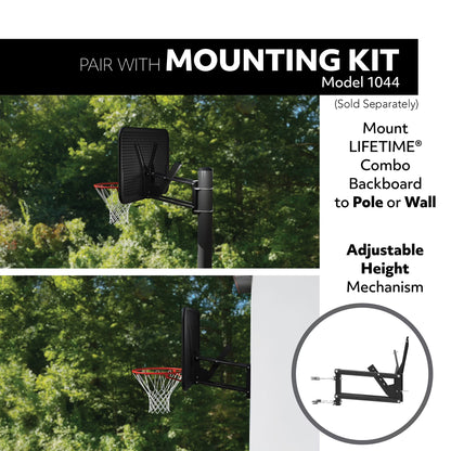 New Basketball Backboard and Rim Combo (48 Inch Polycarbonate) - 73729
