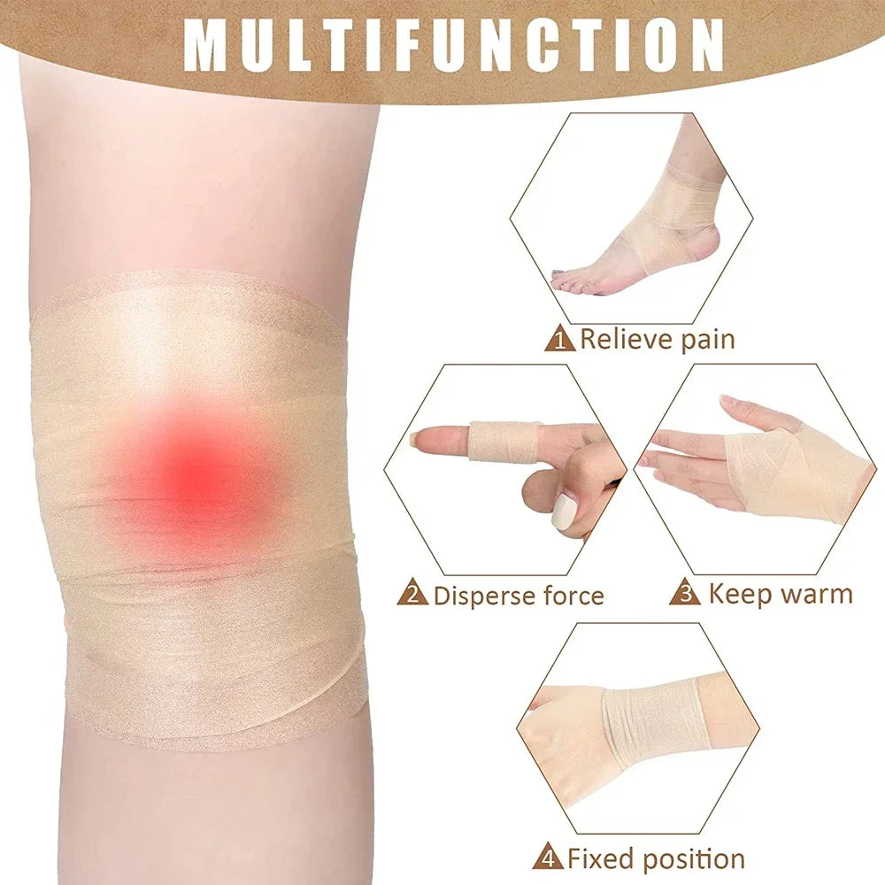 4 Rolls OK TAPE Pre Wrap Athletic Tape Foam,Underwrap Tape Sports Foam,Underwrap Bandage Athletic for Ankle Wrists Knees Sports