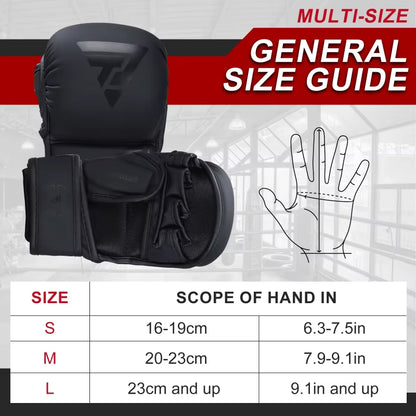 Professional MMA Boxing Gloves PU Leather MMA Fighting Martial Arts Boxing Gloves Karate Muay Thai Training Gloves Men&