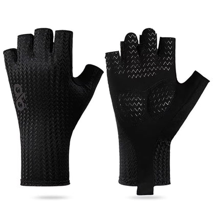 Summer Breathable Half Finger Cycling Gloves Ultralight Road Bike Gloves Anti-Slip Silicone Pad Cooling Sport Gear