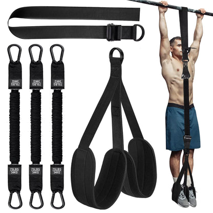 Assisted Pull up Bands 75-300 LBS Multifunctional Assist Belt Strength Training Fitness Tools High Intensity Pull up Band