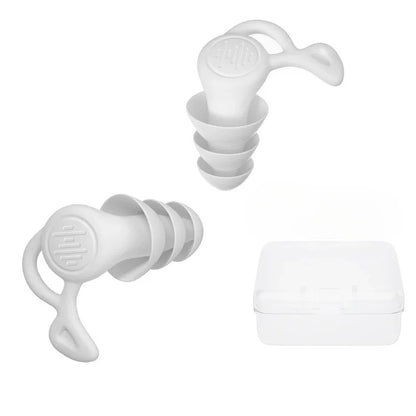 3 Layer anti Noise Silicone Reusable Earplugs Waterproof Swimming Ear Plugs for Sleeping Diving Surf Soft Comfort Ear Protector