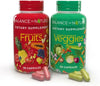 Fruits & Veggies Supplements - Whole Fruit and Vegetable Ingredients for Women, Men, and Kids - 90 Fruits Capsules, 90 Veggies Capsules - 1 Set