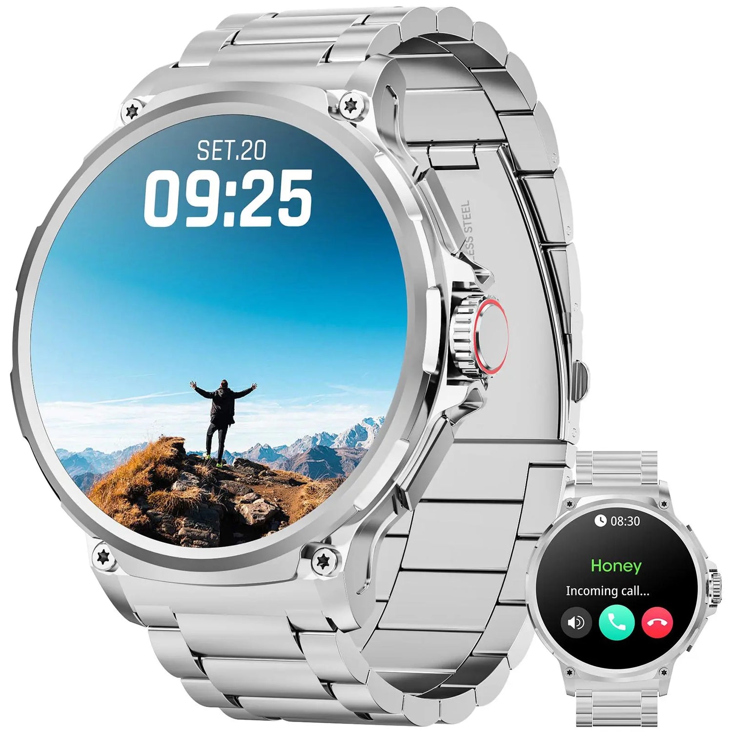 Multifunctional Smart Watch, Smartwatch with Calls, Fashion Digital Watch with Answer/Make Calls &amp; 100+ Sport Modes, Waterproof Sports Watch for Women &amp; Men
