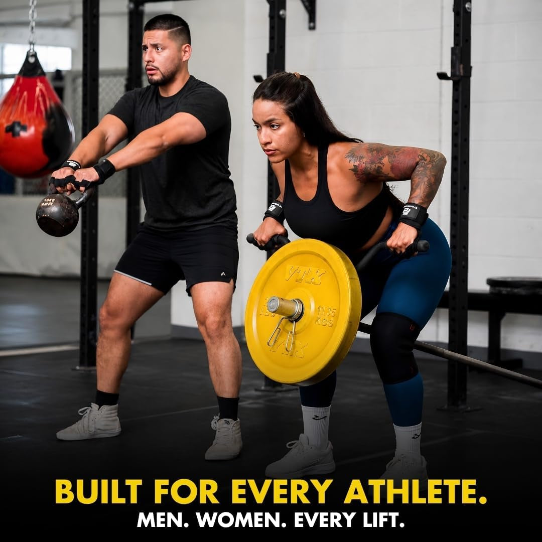 New Ventilated Weight Lifting Workout Gloves with Built-In Wrist Wraps for Men and Women - Great for Gym Fitness, Cross Training, Hand Support & Weightlifting.