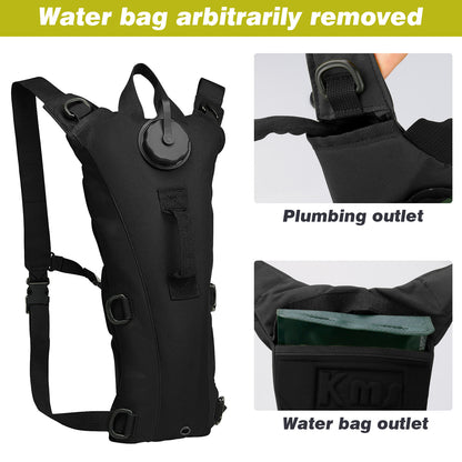 Cycling Hydration Bladder - 3L Leakproof Water Bag for Backpacks (BPA Free) USA