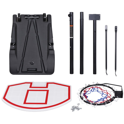 Basketball Hoop Outdoor Adjustable 5.5-7 Ft Portable Basketball Goals Stand Kids