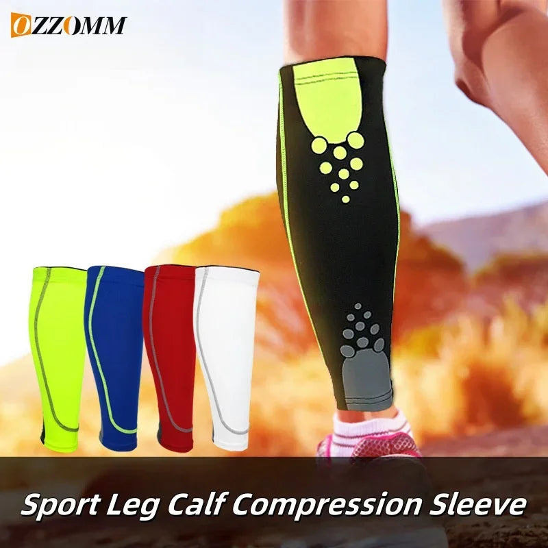 1PC Sport Leg Compression Socks Strong Calf Compression Sleeve Support for Men Women Running Cycling Vein Calf Guard Pain Relief
