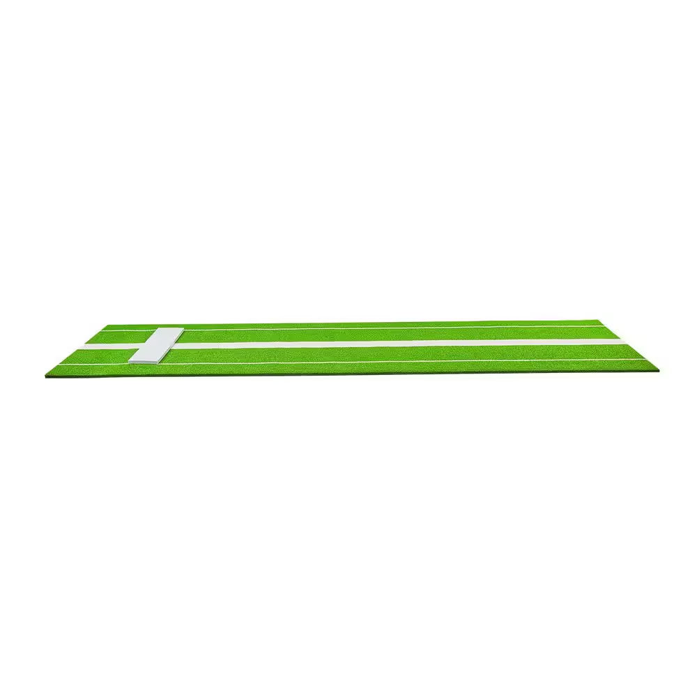 Softball Pitching Mat, 10 Ft. X 3 Ft. Softball Pitching Mound, Antislip Antifade Rubber Softball Pitching Training Green