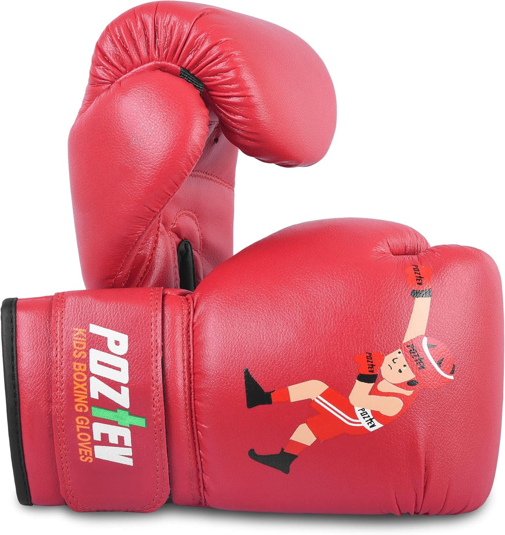 Youth Boxing Gloves for Kids Ideal for Boxing, Kickboxing, Muay Thai, UFC, MMA - Beginner Junior Heavy Punching Bag Gloves for Children Sparring Training Martial Arts Mitts