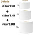 3-Rolls Foam Sport Underwrap Athletic Foam Tape Sports Pre Wrap Athletic Tape for Ankles Wrists Hands and Knees