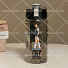 600ML CR7 Sports Water Bottles Cartoon Football Star Ronaldos Large Water Cups New Outdoor Transparent Drinking Bottle Kids Gift