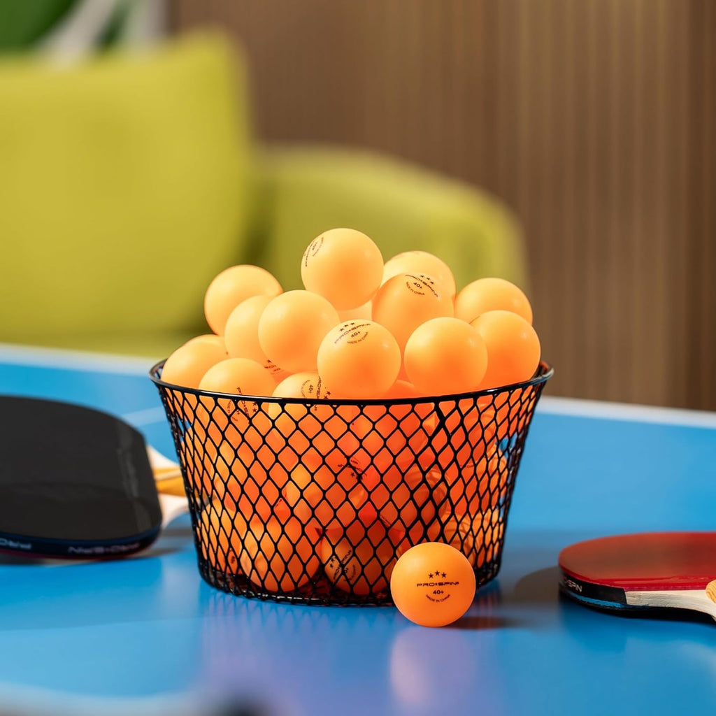 Ping Pong Balls - 3-Star Premium Orange Table Tennis Balls | High-Performance 40+ ABS Professional Quality | Ultimate Durability for Indoor & Outdoor Ping Pong Tables