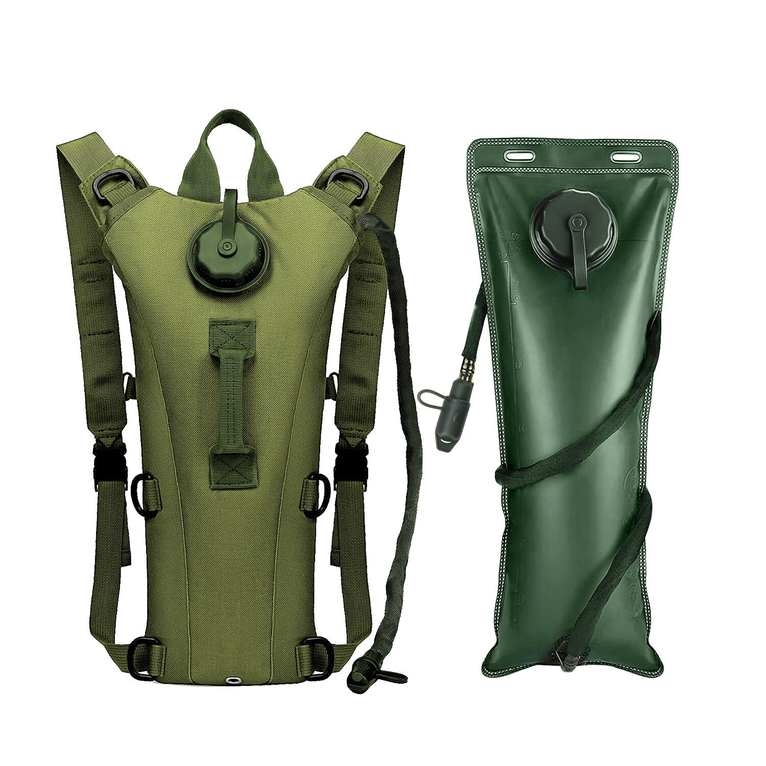 Cycling Hydration Bladder - 3L Leakproof Water Bag for Backpacks (BPA Free) USA